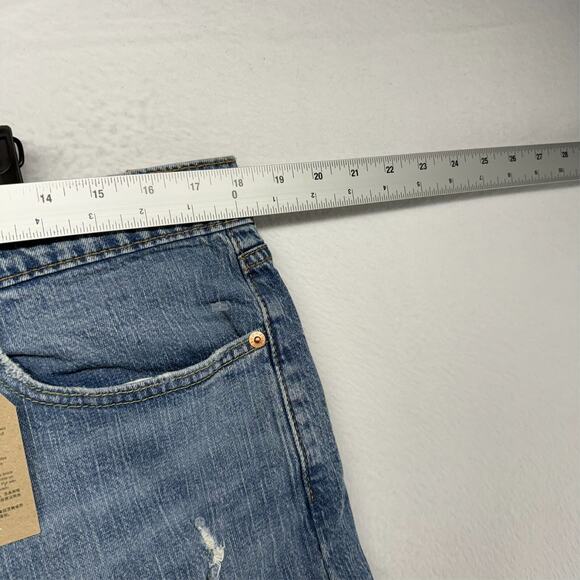 Levis Jorts Men's 36 Blue Denim 405 Standard Red Tab Jean Shorts Stretch NEW - Picture 3 of 8